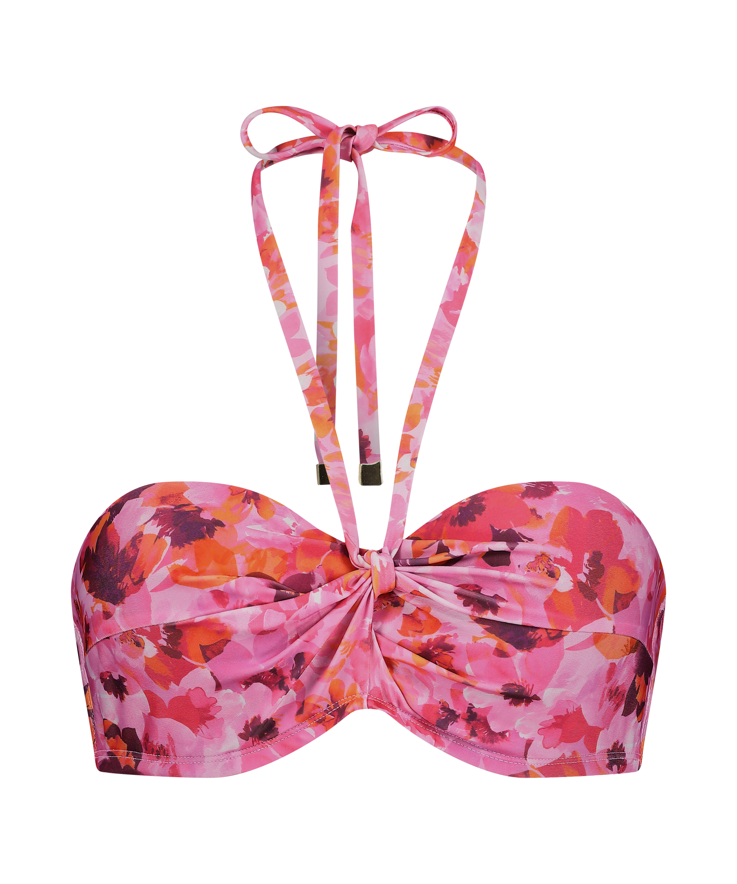 Floral Bikini Top Cup E +, Pink, main