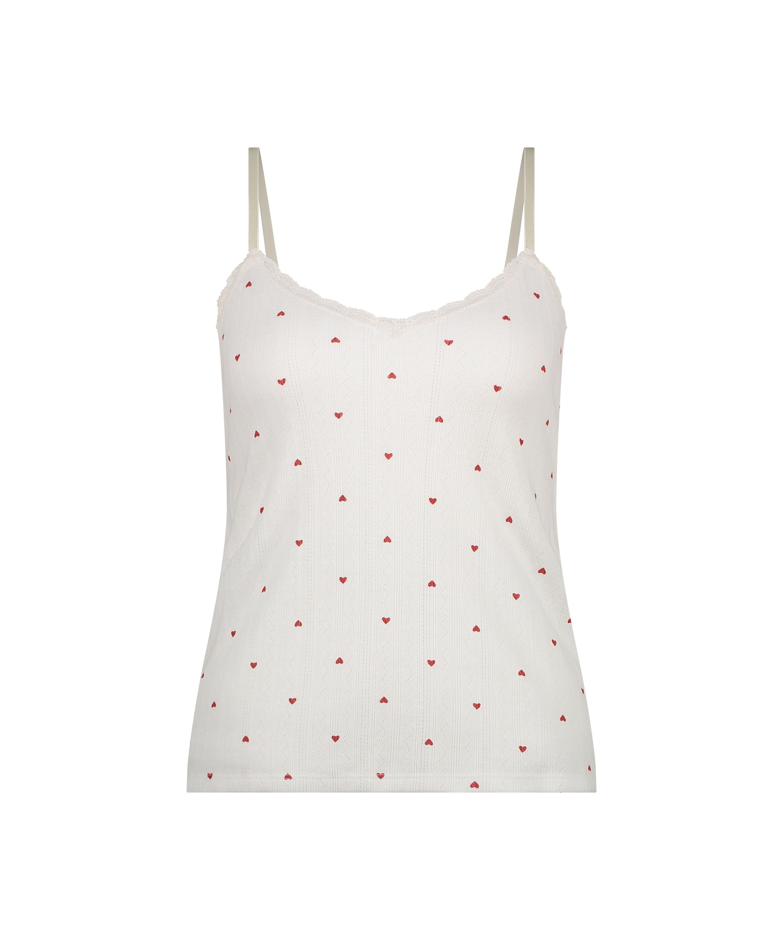 Cami lace top, White