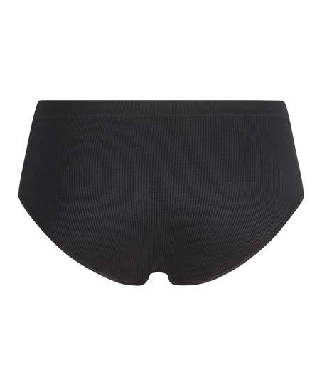 Charlotta High Leg Rio Knickers, Black