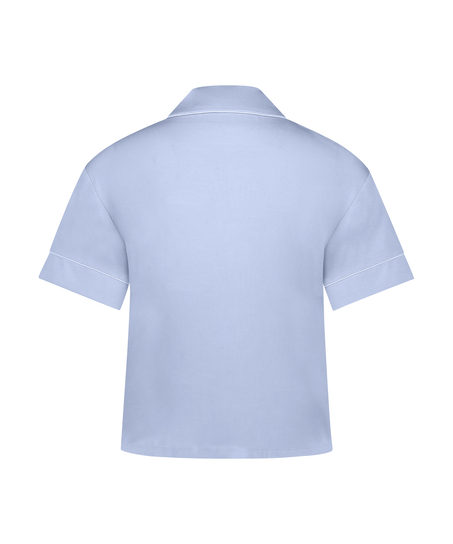 Essential Jersey Short-Sleeved Jacket, Blue