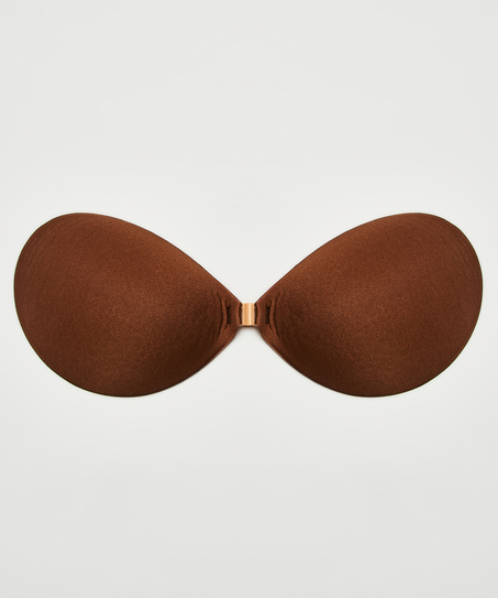 Adhesive bra, Brown