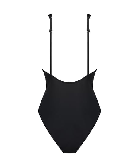 Luxe Shaping Swimsuit, Black