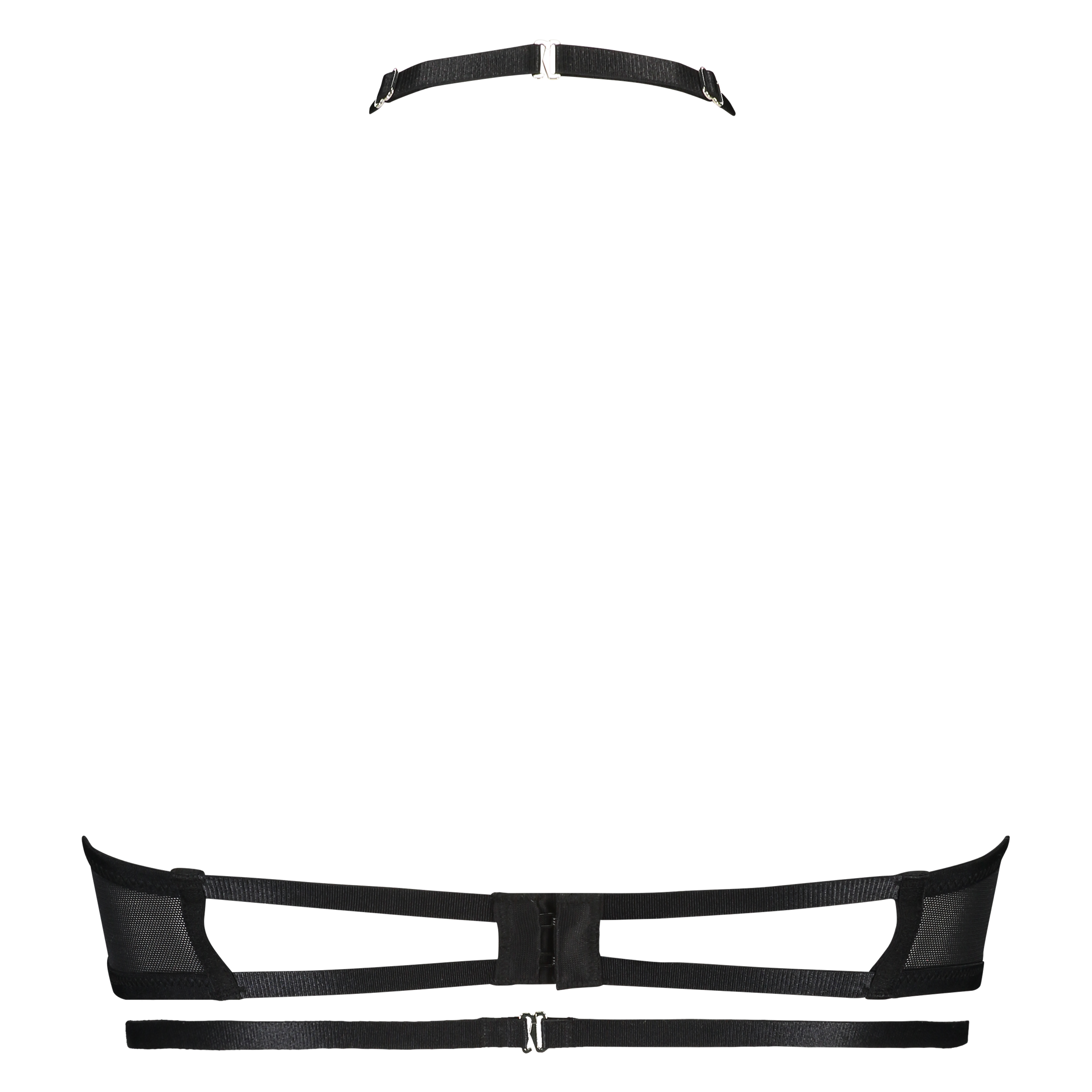 Romane Non-Padded Underwired Bra, Black, main