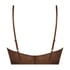Honey Non-Padded Underwired Longline Bra, Brown