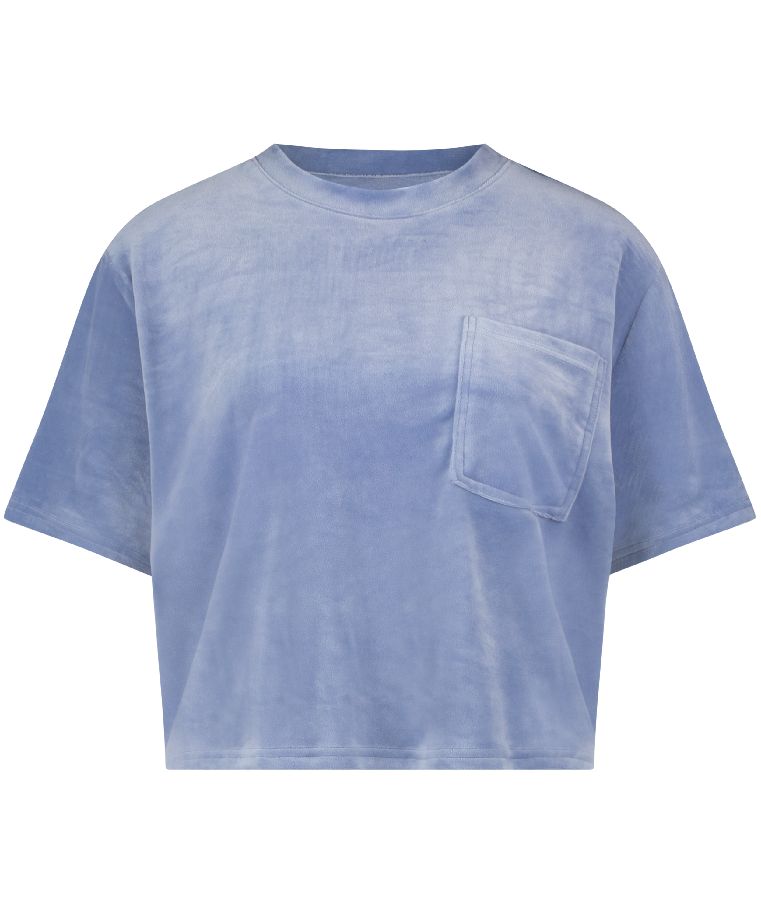 Top Velours Pocket, Blue, main