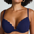 Scallop push-up underwired bikini top Cup A - E, Blue