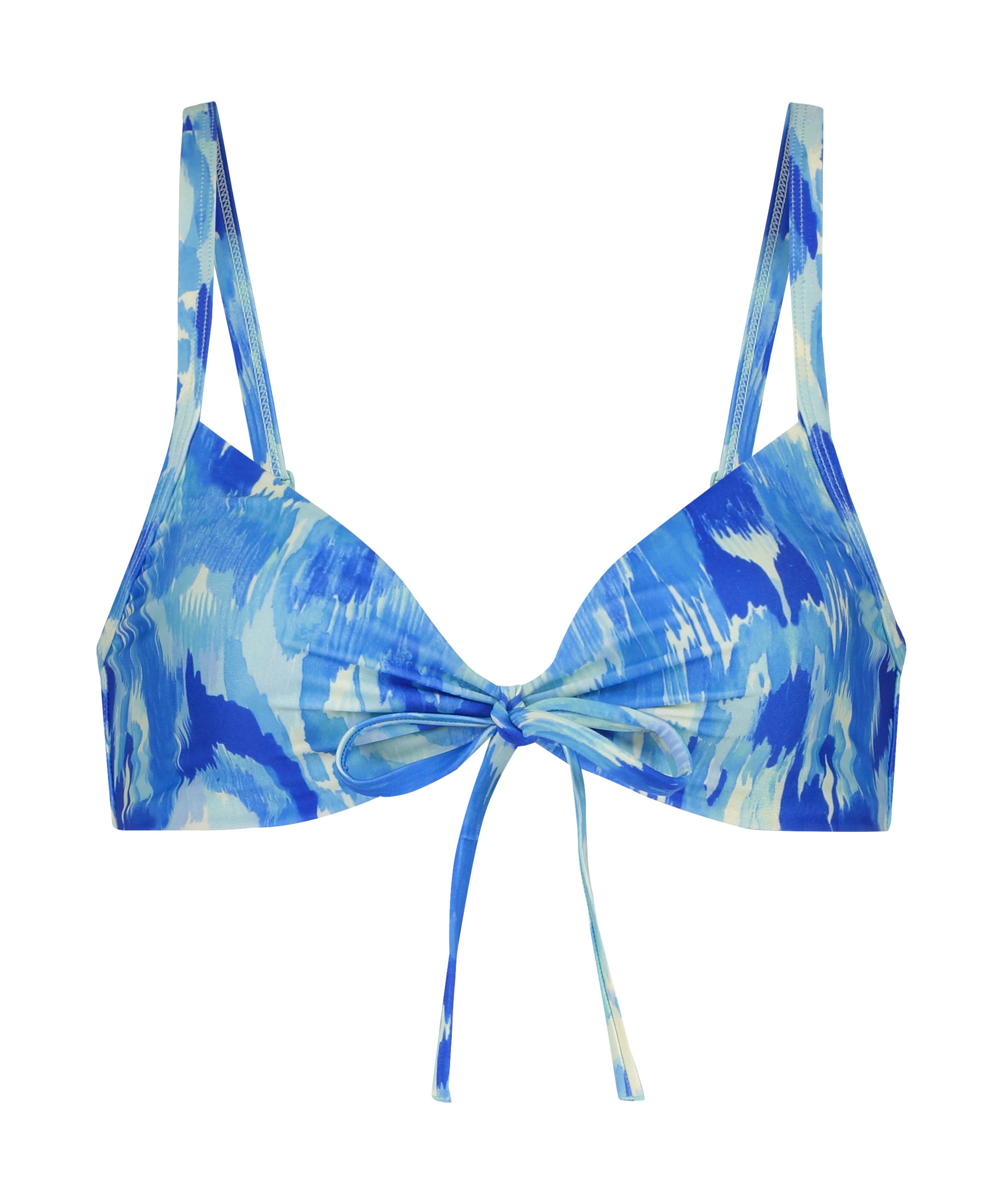 Paraguay Bikini Crop Top, Blue, main