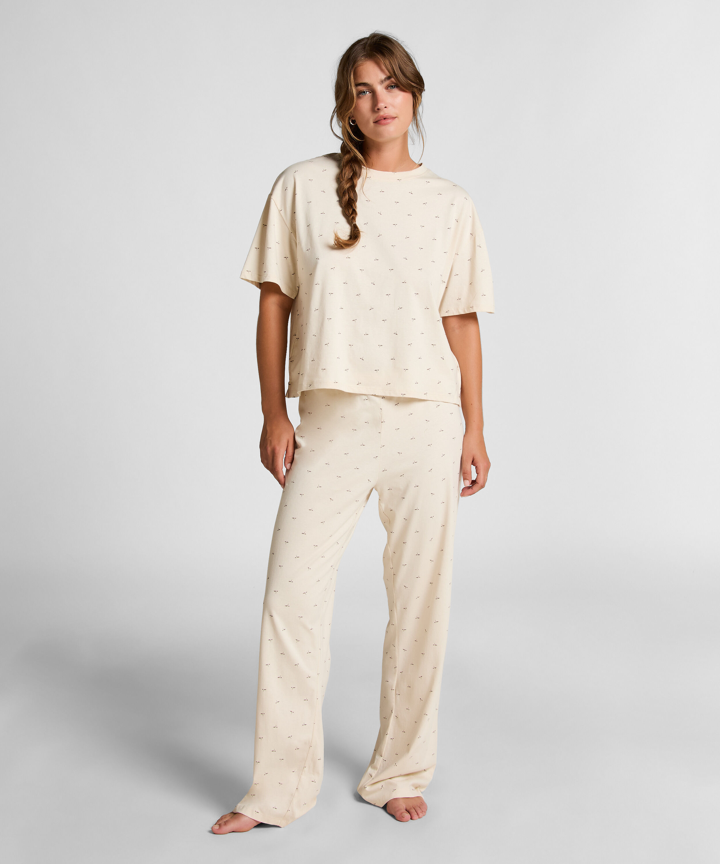 Pyjama Set, White Pyjama Set, White