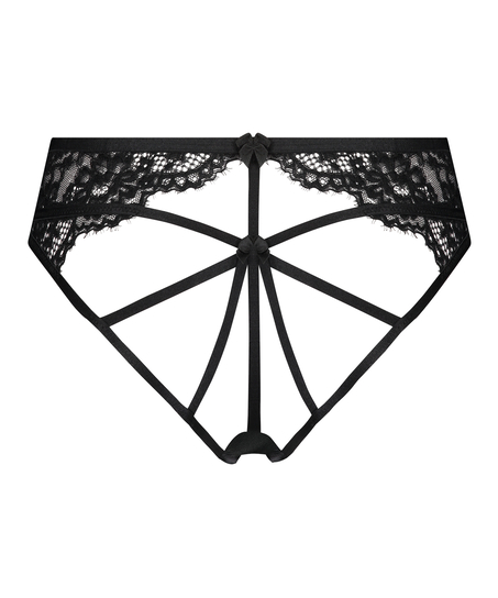 Eve Brazilian with open crotch, Black