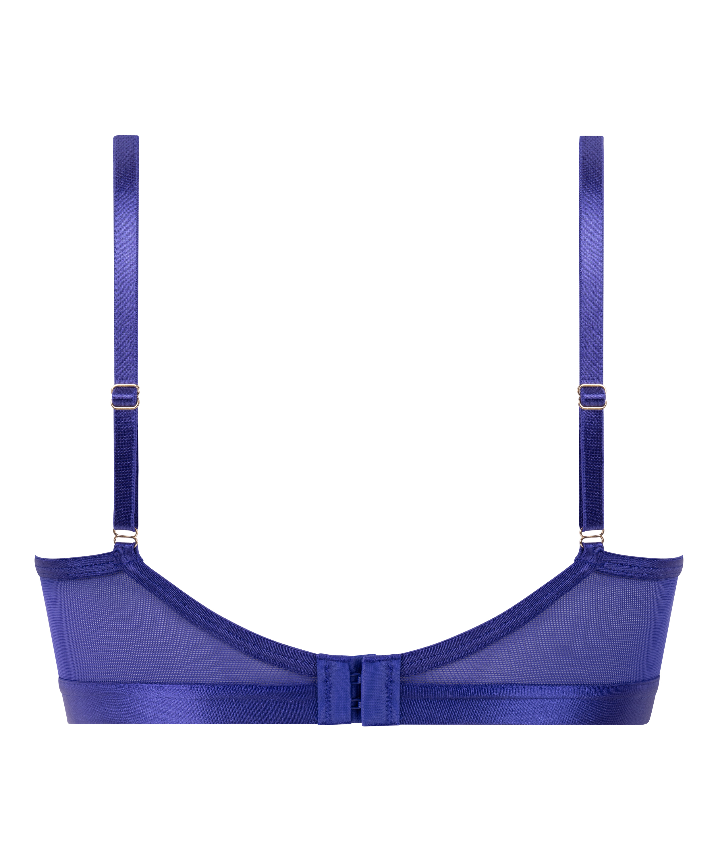 Sable Padded Underwired Push-up Bra, Blue, main