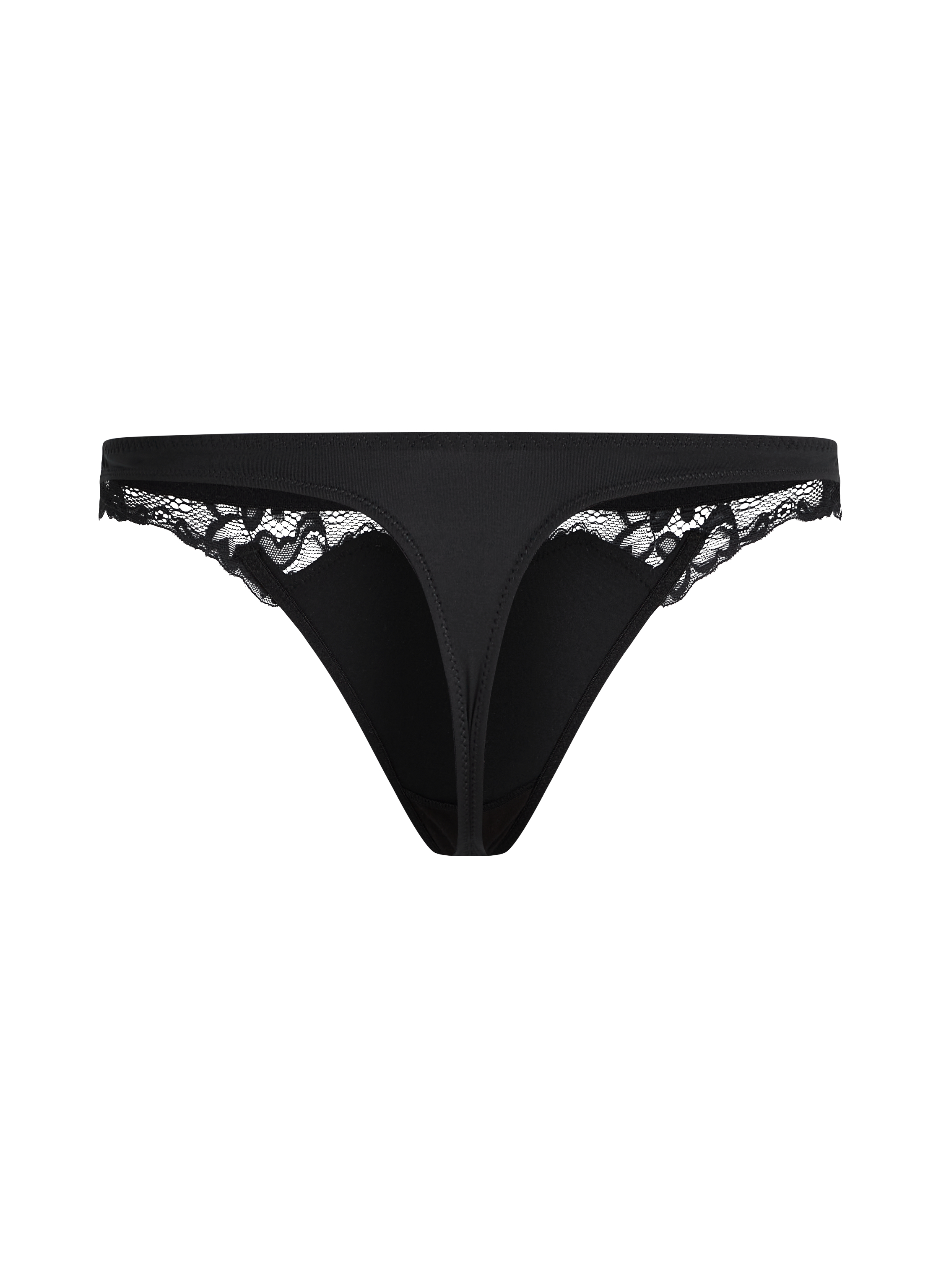 Secret Lace Thong, Black, main
