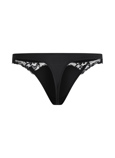 Secret Lace Thong, Black