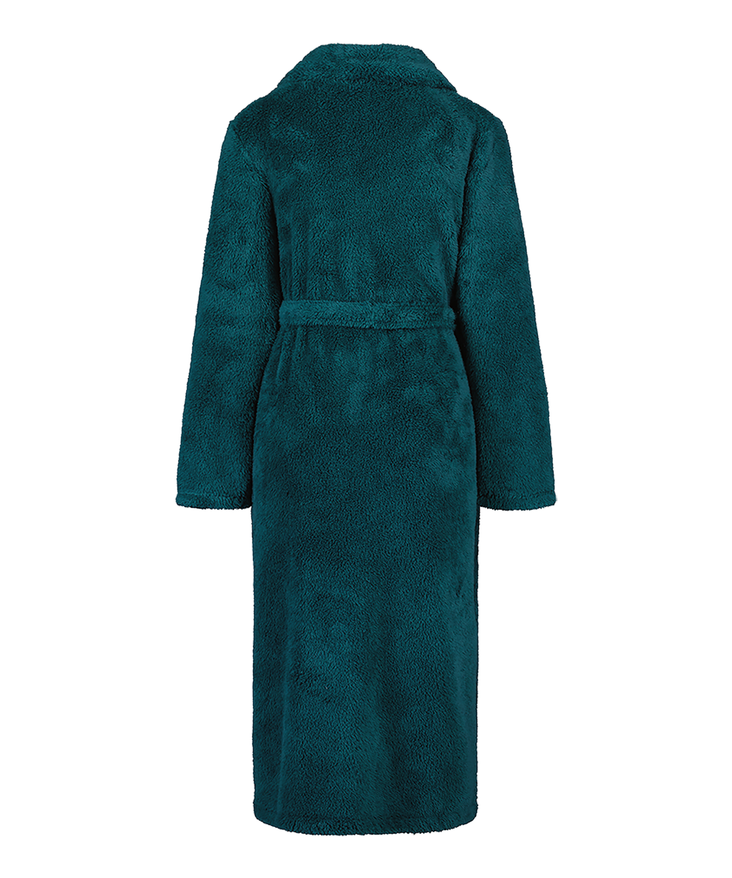 Fleece Bathrobe, Blue, main