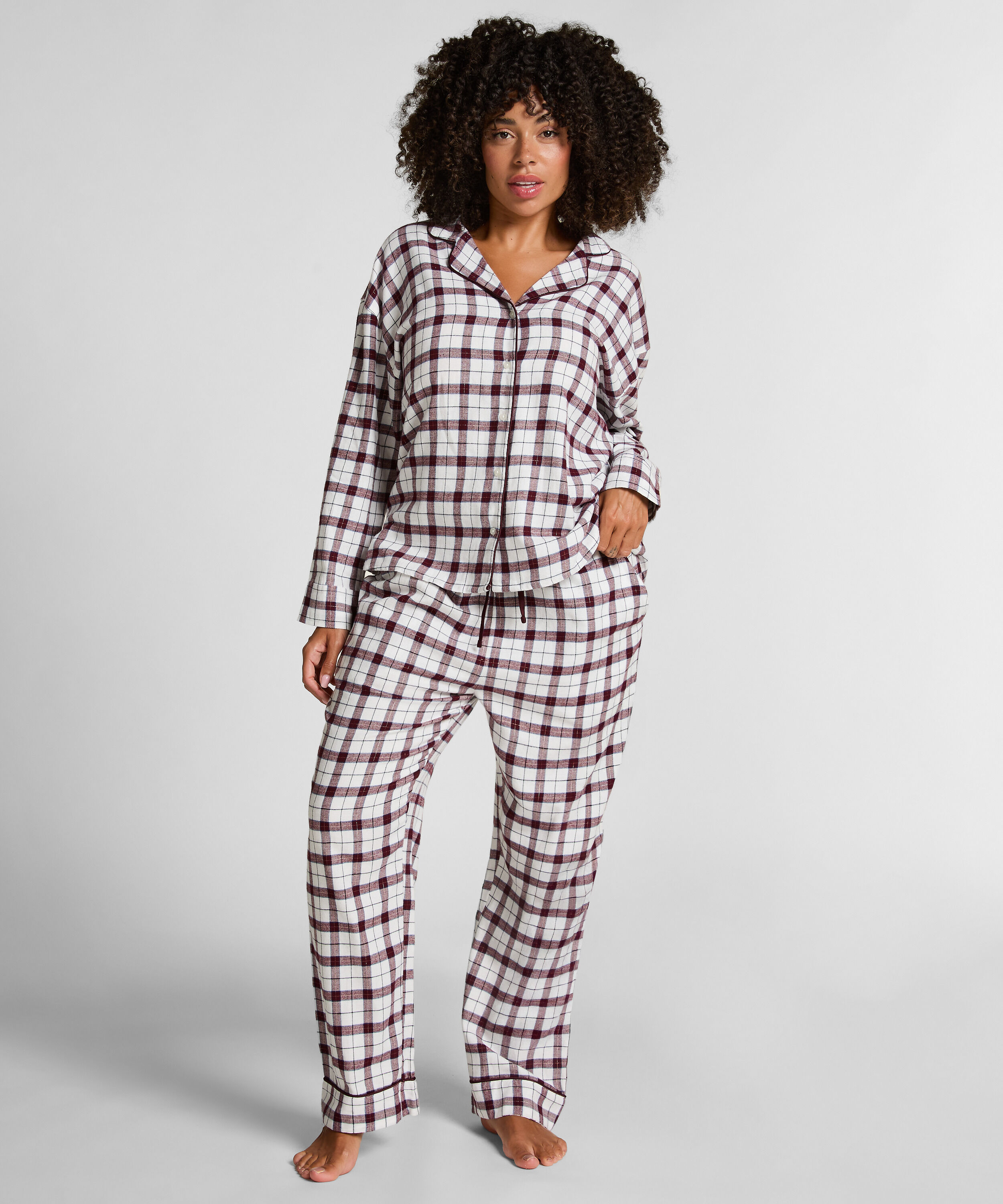 Flannel Pyjama Top