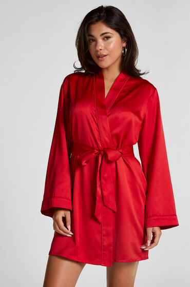 Hunkemöller Satin kimono Red