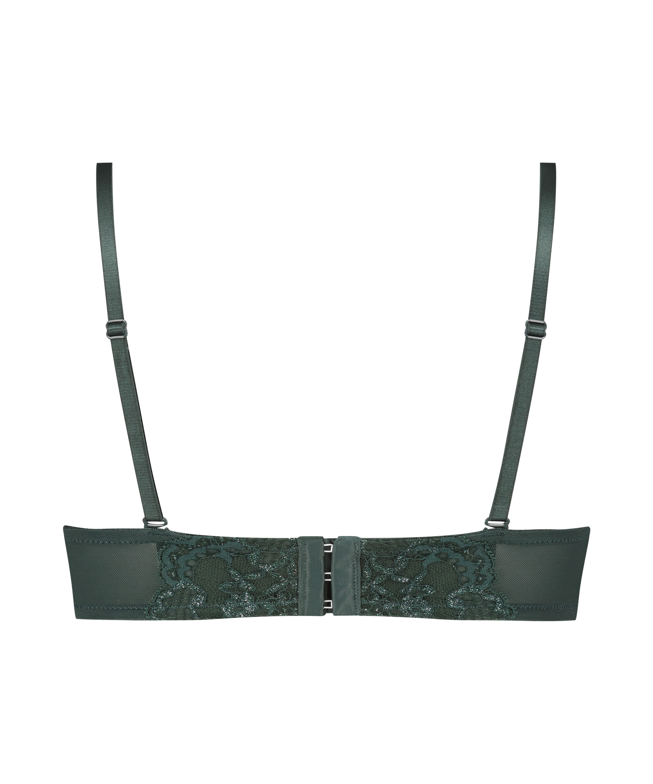 Reeva Padded Strapless Underwired Bra, Green, main