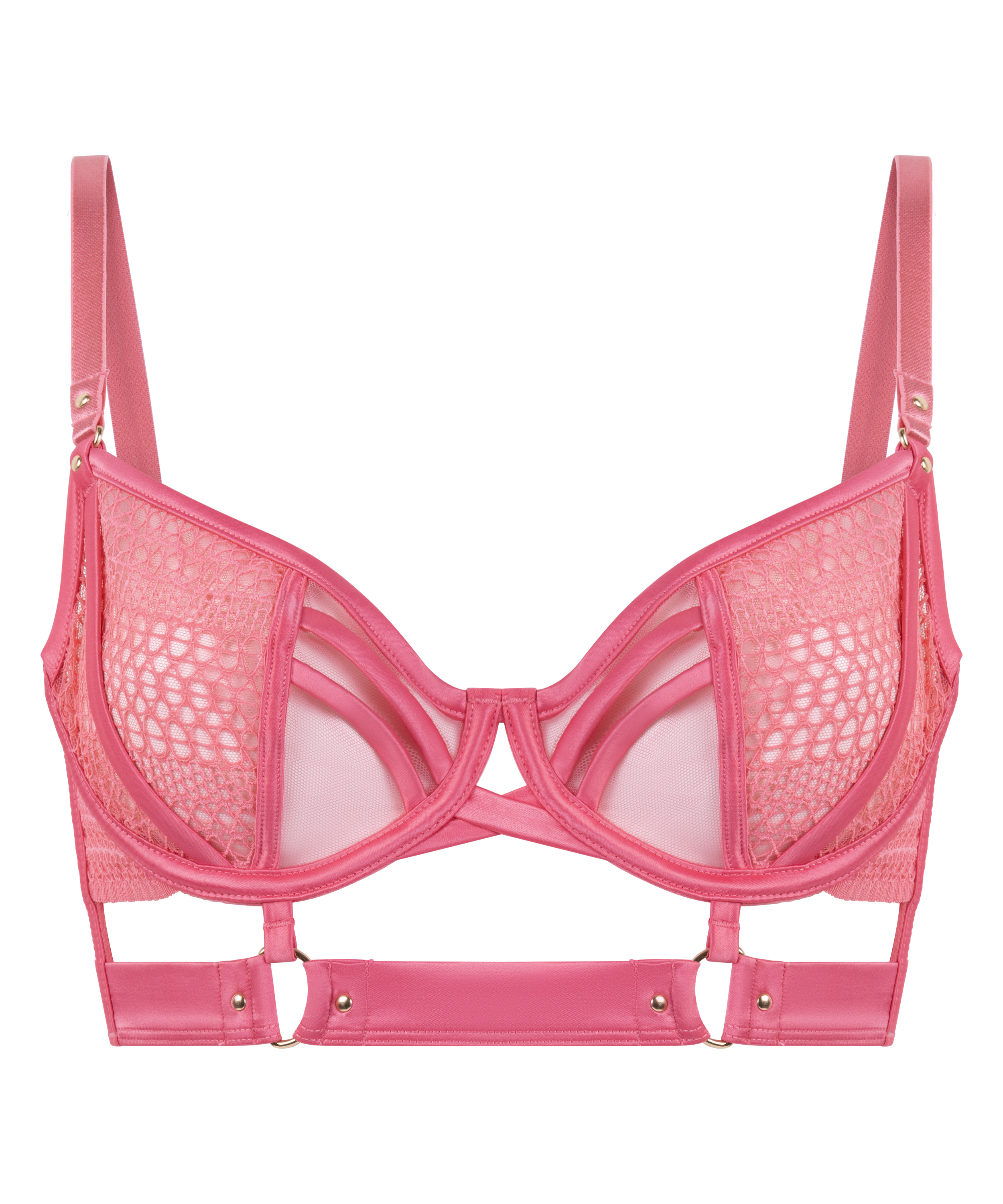 Missy Non-Padded Underwired Bra, Pink, main
