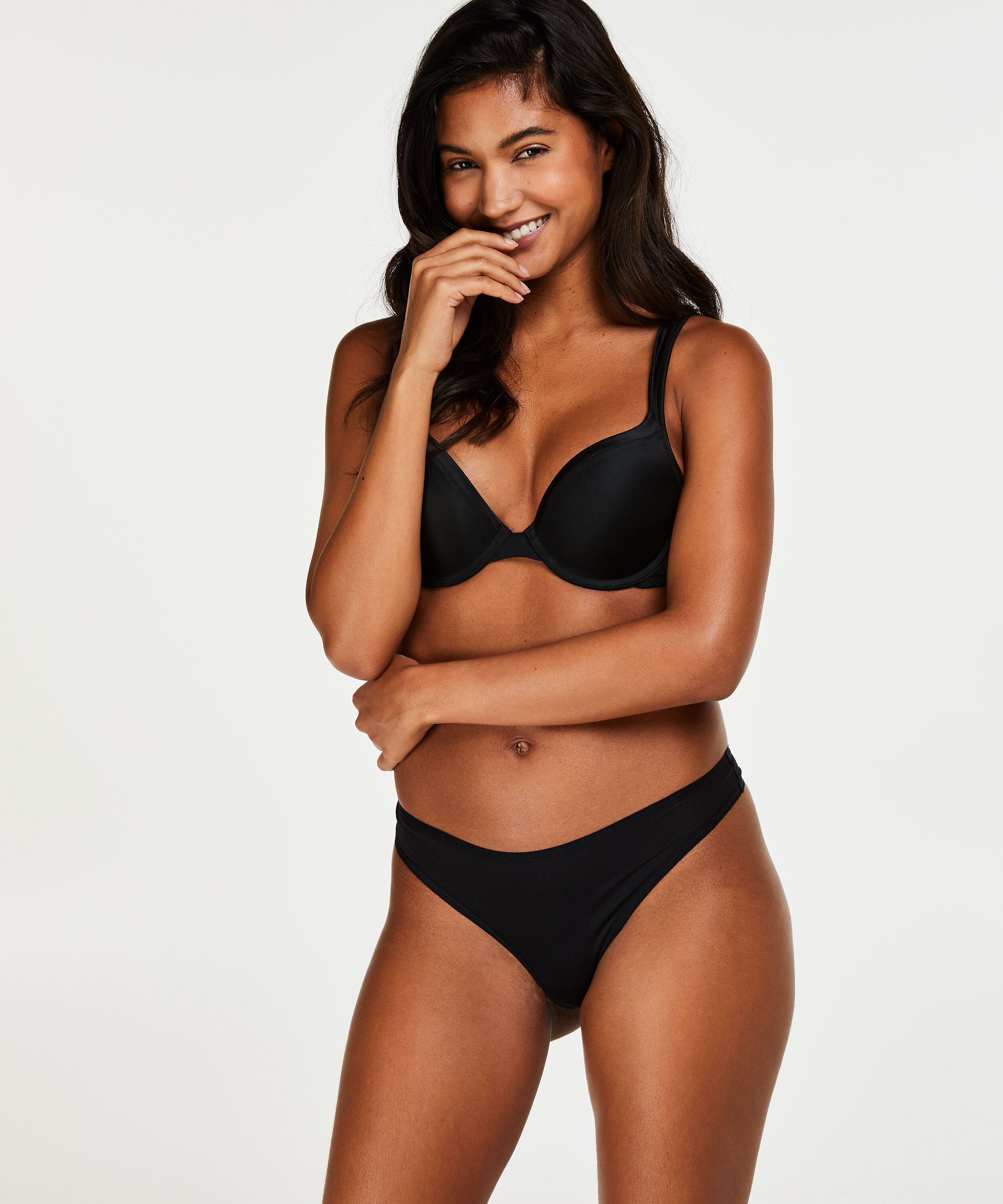 Padded Underwired Bra Satin Fleece