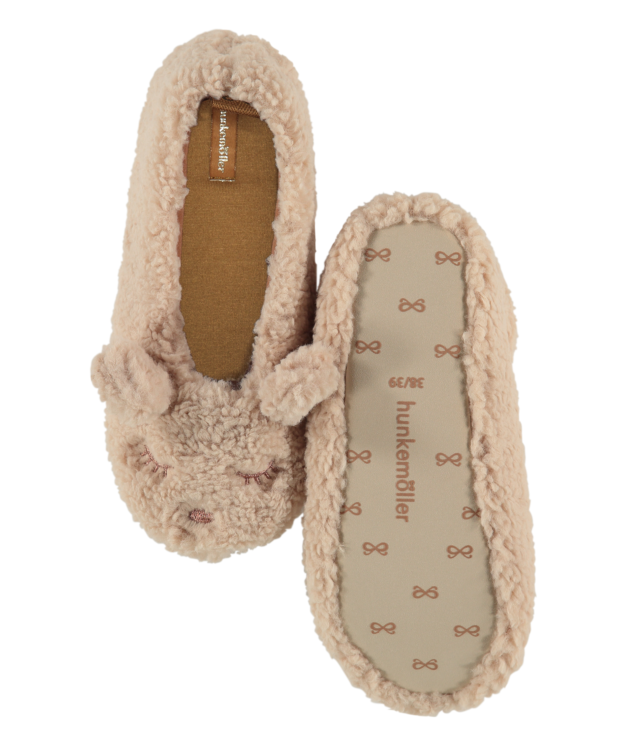 Ballerina slippers, Beige, main