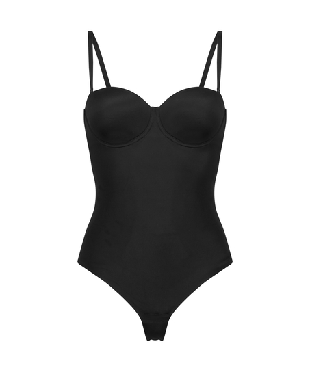 Sculpting body with padded cups, Black