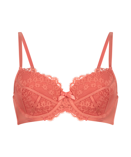 Emily Padded Underwired Bra, Orange