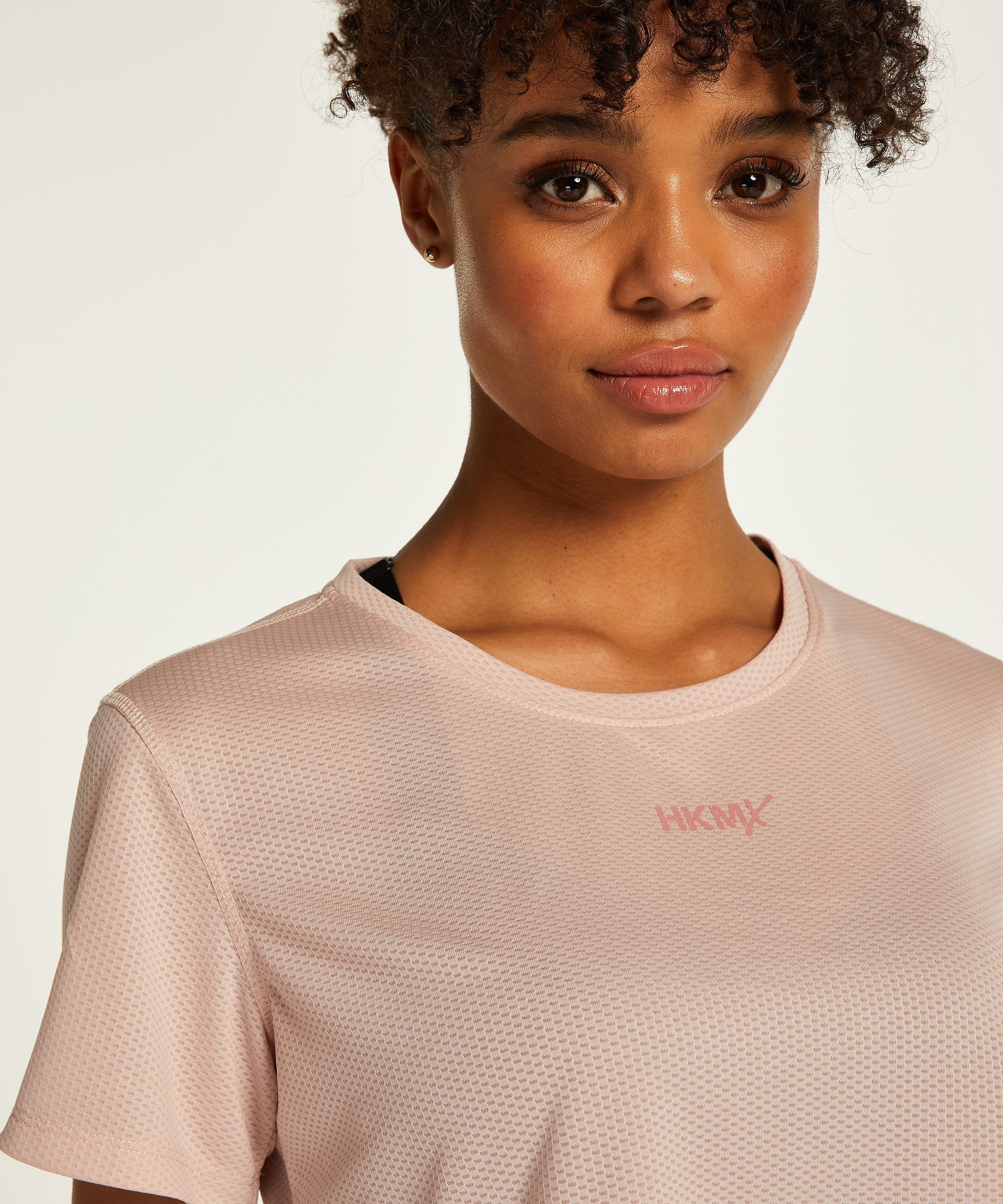 HKMX Mesh Crop Top, Pink, main