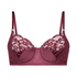 Poppy Padded Underwired Bra, Red
