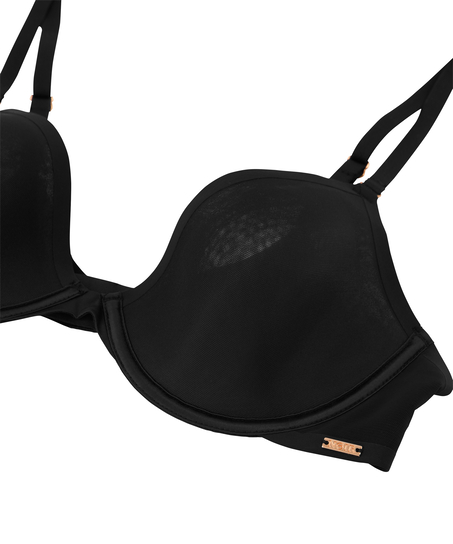 Essential Padded Underwired Bra, Black