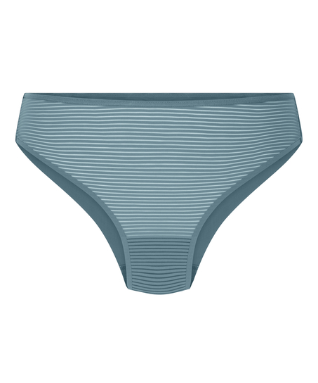 Invisible Brazilian Stripe mesh, Blue