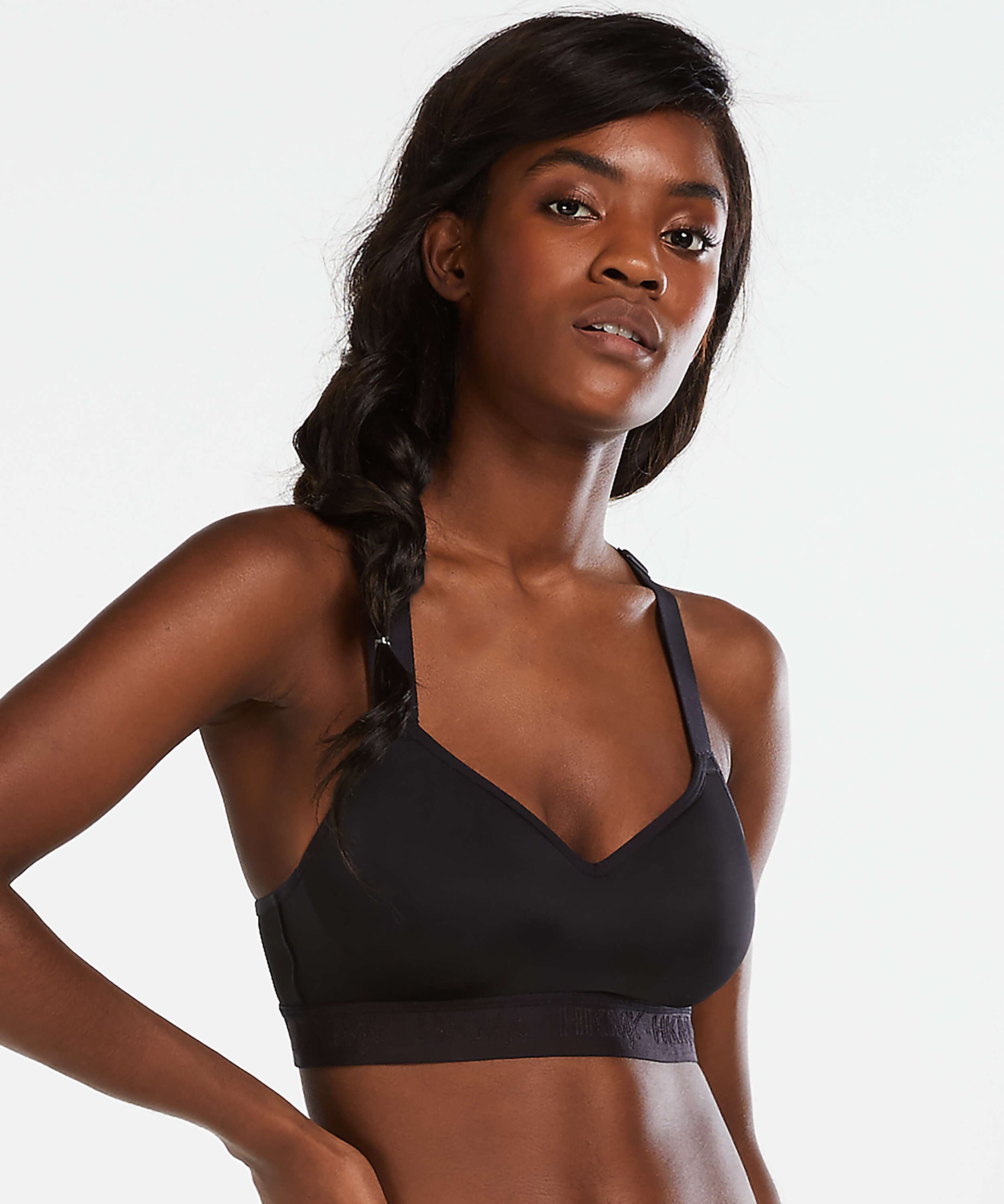 HKMX Sports bra The All Star Level 2, Black, main