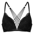 Sabrina Padded Underwired Push-Up Bra, Black