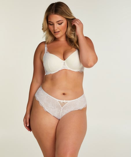 Jolie Brazilian Knickers, White