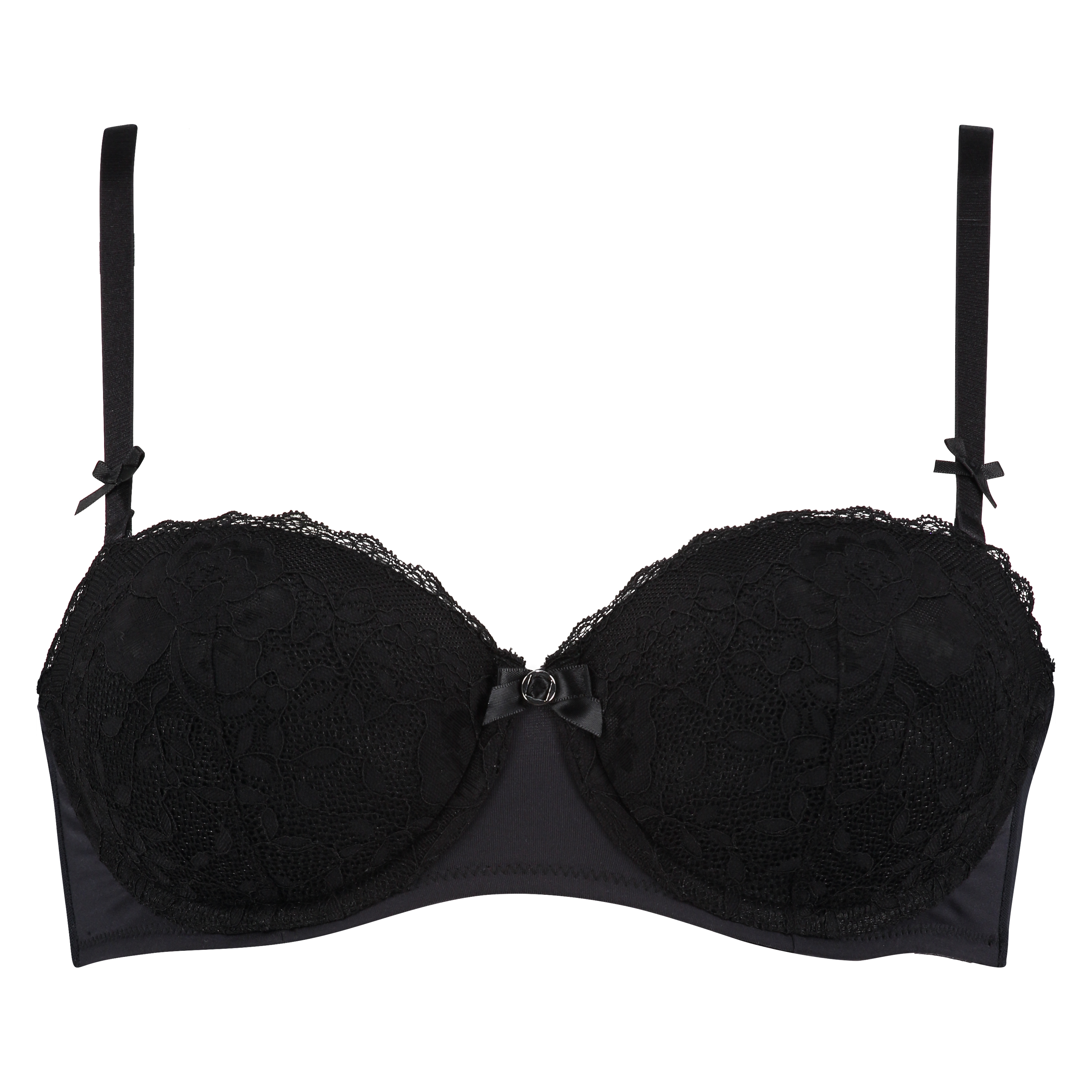 Padded Strapless Underwired Bra Maya, Black, main