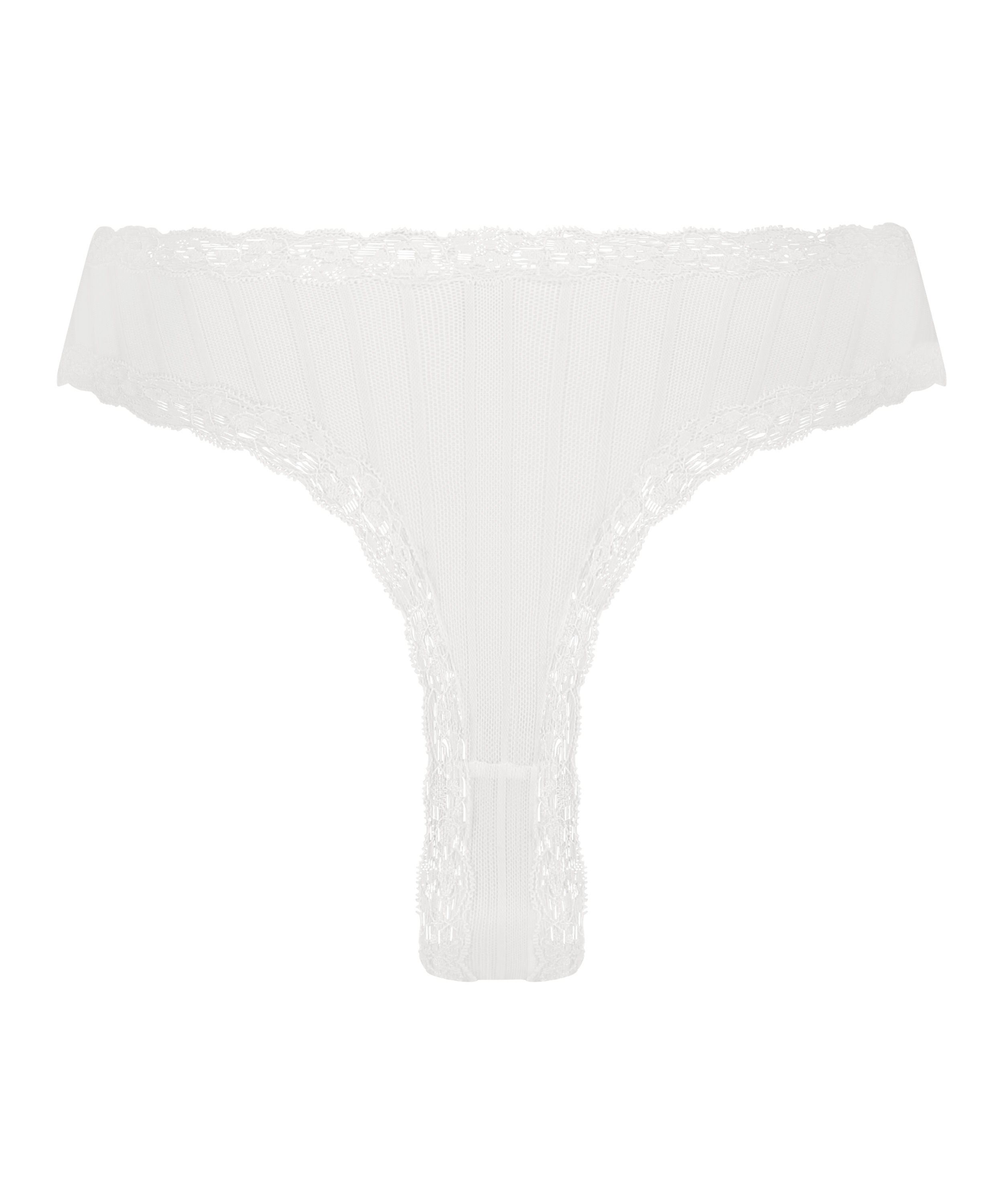 V-shape Mesh Brazilian, White, main