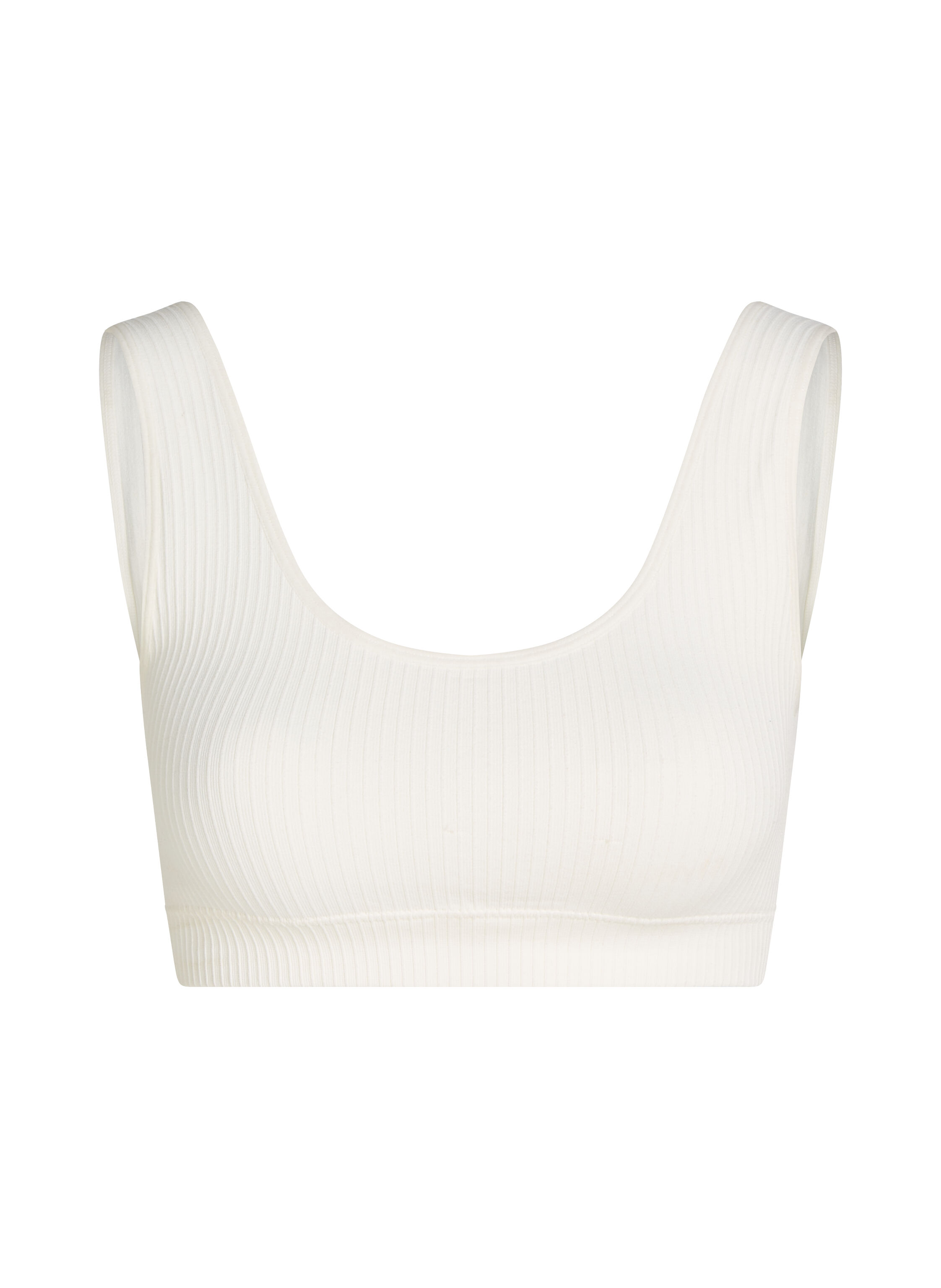 Dianne Scoop Bralette, White