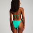 Doha High-Leg Bikini Bottoms, Green
