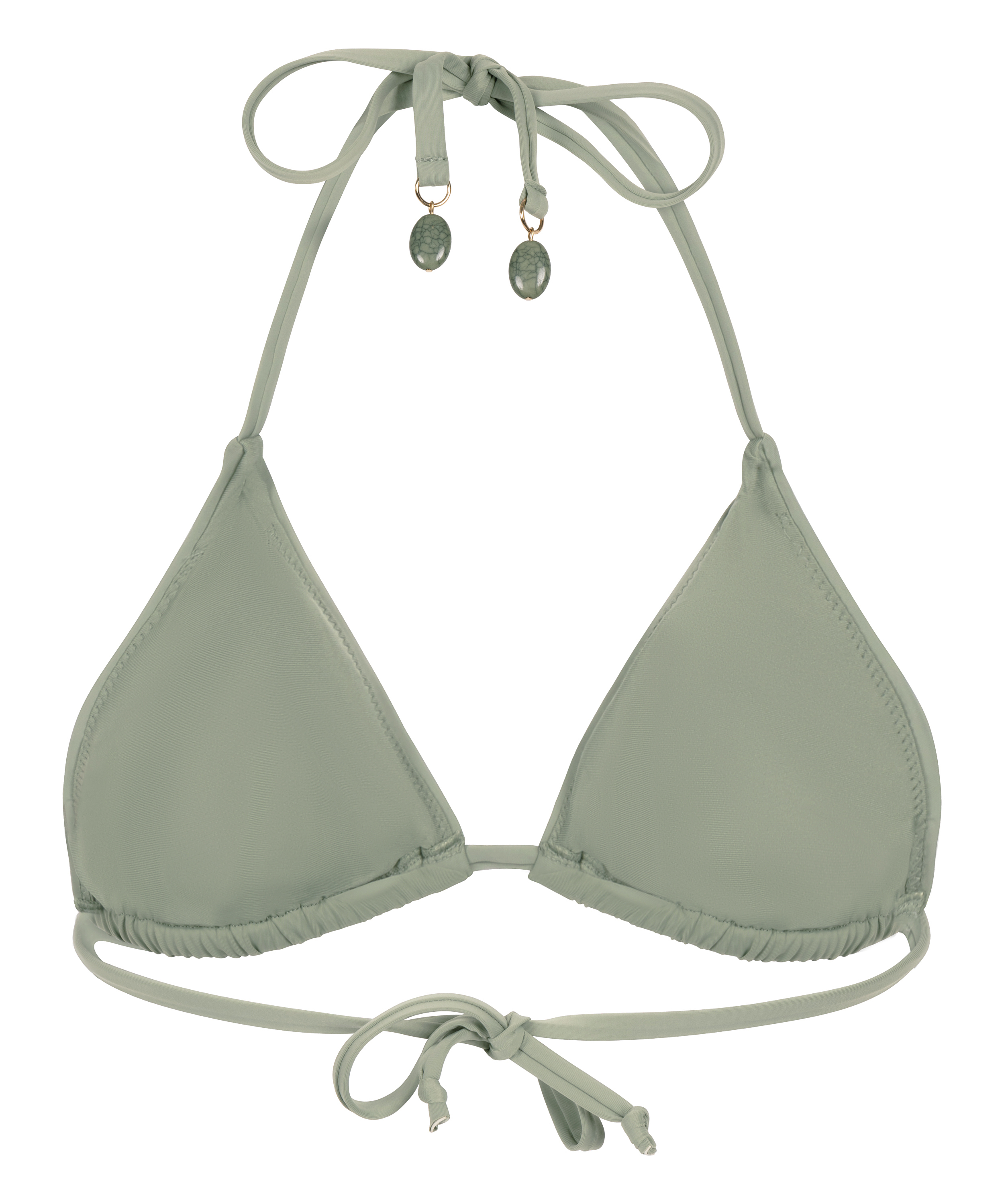Giselle Triangle Bikini Top, Green, main