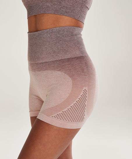 HKMX high-waisted shorts, Pink