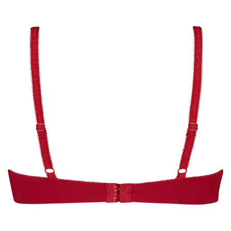 Diva padded underwired bra, Red