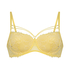 Lidia Padded Underwired Bra, Yellow