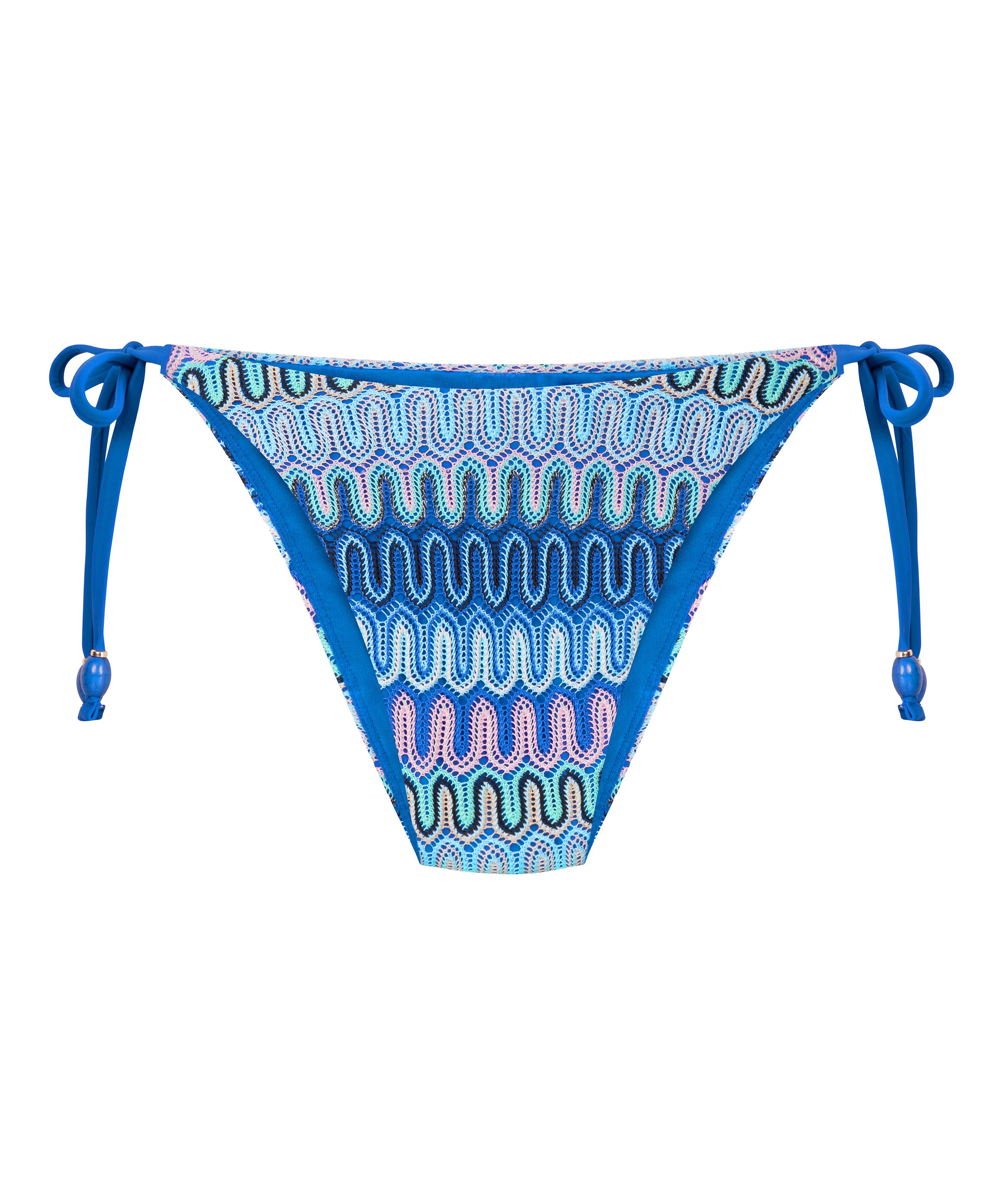 Cali Highleg Bikini Bottom, Blue, main