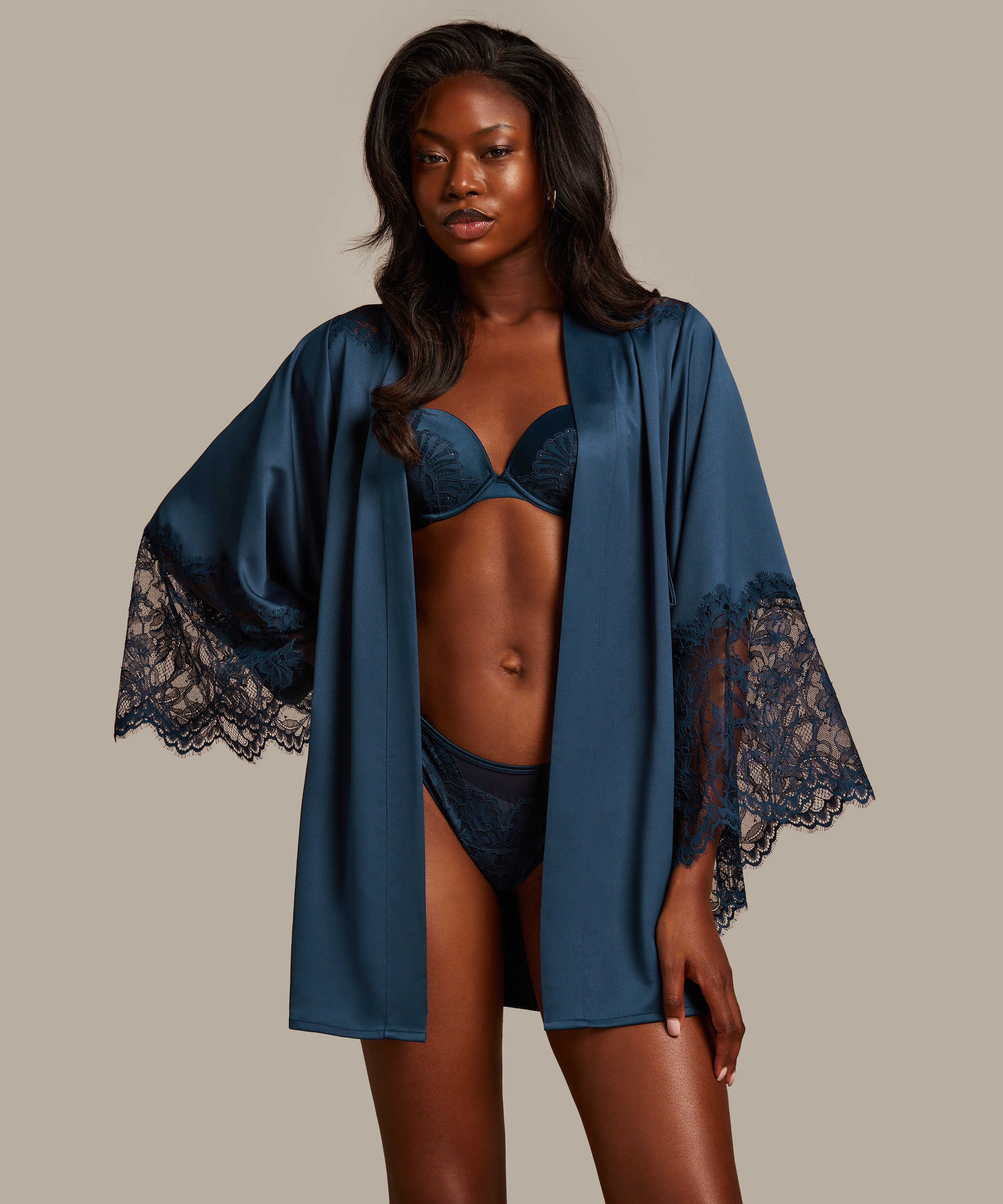 Sophia Kimono, Blue, main