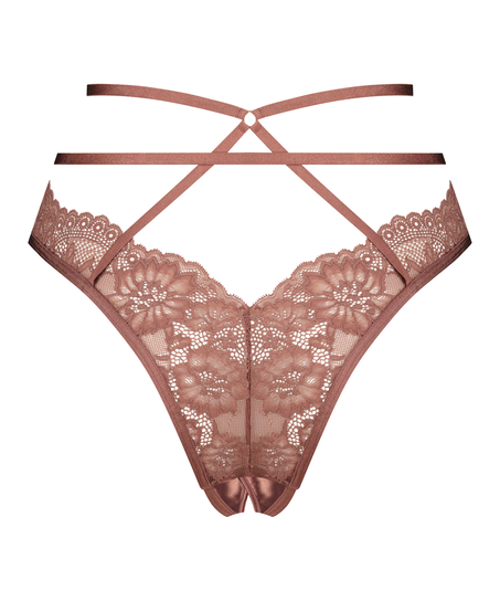 Roxanne Open Crotch Brazilian, Purple