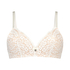 Rose Padded Non-Underwired Bra, White