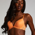 Marine Padded Underwired Push-Up Bra, Orange