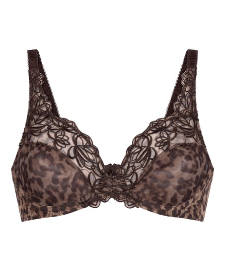 Diva Non-Padded Underwired Bra, Brown