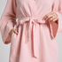 Muslin Robe Short, Pink