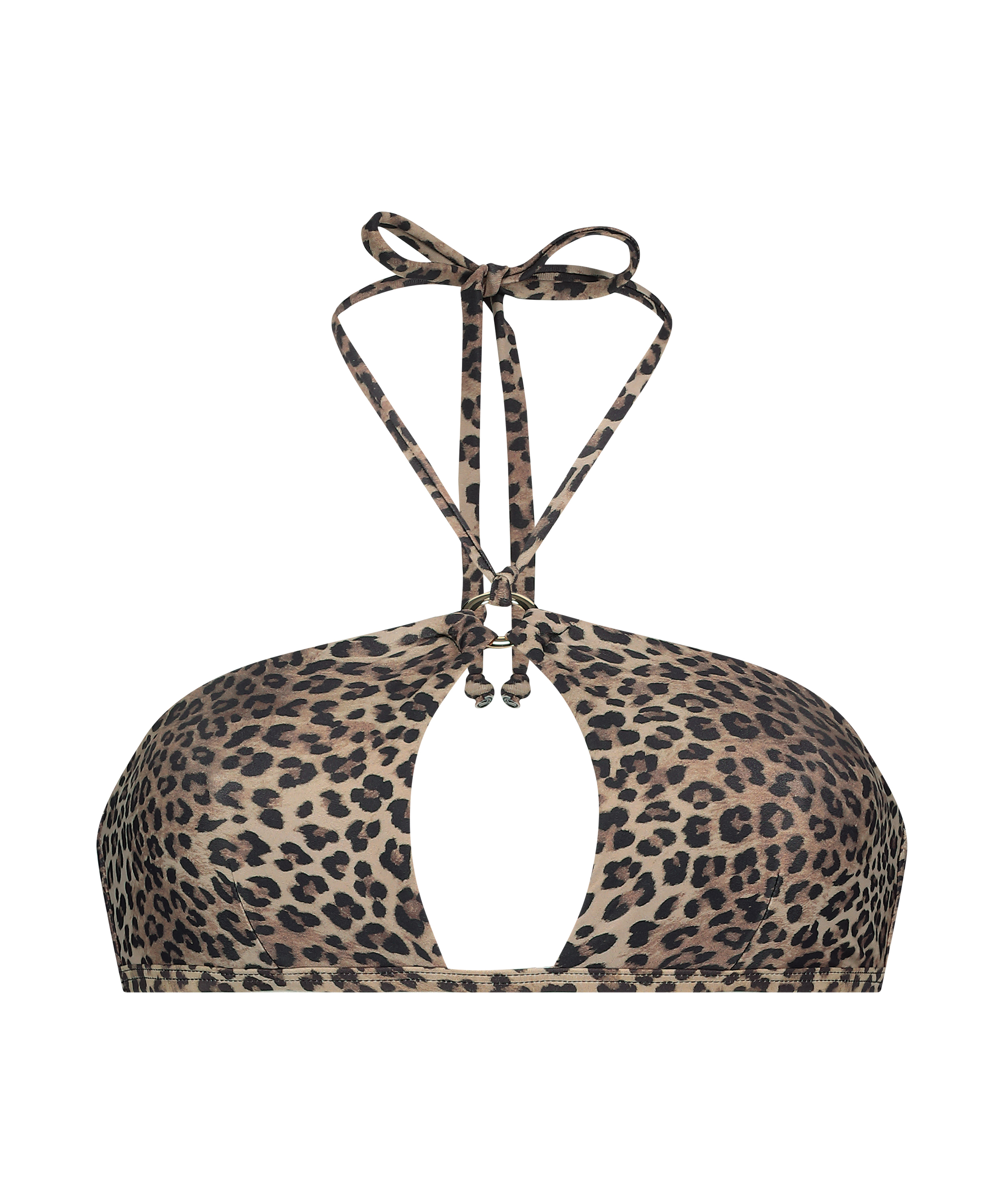 Cannes Bikini Top, Brown, main