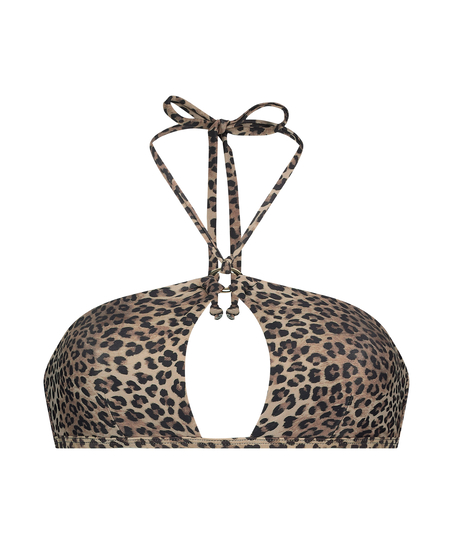 Cannes Bikini Top, Brown