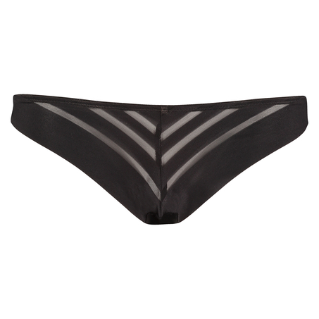 Invisible thong burn-out, Black